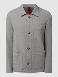 Regular Fit Hemdjacke mit Woll-Anteil Modell 'Dean' von Strellson Grau - 23