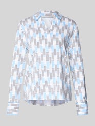 Regular fit blouse van zijde met V-hals van Herzensangelegenheit - 22