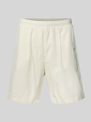 Loose Fit Shorts aus Baumwoll-Leinen-Mix von REVIEW Beige - 21