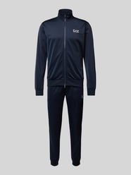 Trainingsanzug mit Label-Print von EA7 Emporio Armani Blau - 19