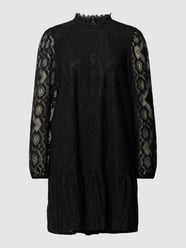 Minikleid mit Häkelspitze Modell 'MATILDA' von Only Schwarz - 4