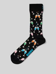 Regular fit sokken met logostitching, model 'CHEERS' van Happy Socks - 7