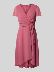 Cocktailkleid in Wickel-Optik von Christian Berg Cocktail Pink - 47
