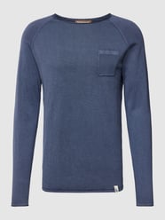 Sweter z dzianiny z okrągłym dekoltem model ‘GARMENT’ od Colours & Sons - 42