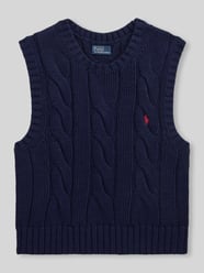 Bezrękawnik z wyhaftowanym logo od Polo Ralph Lauren - 8
