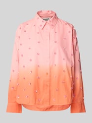 Regular Fit Bluse mit Pailletten Modell 'Harkansas' von Essentiel Antwerp Orange - 1