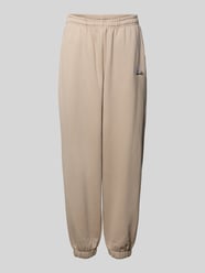 Sweatpants met elastische band, model 'Maxime' van LeGer by Lena Gercke Beige - 36