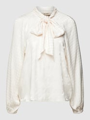 Bluse mit Allover-Muster Modell 'Saloni' von MOS MOSH Weiß - 34