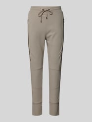 Slim Fit Stoffhose mit Ziernähten Modell 'FUTURE 2.0' von MAC Beige - 3