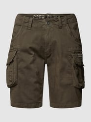 Bermudas mit Cargotaschen Modell 'CREW' von Alpha Industries Grau / Schwarz - 27