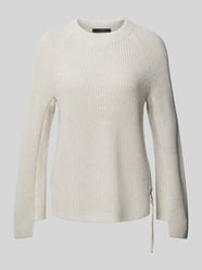 Gebreide pullover met ronde hals van Oui - 4