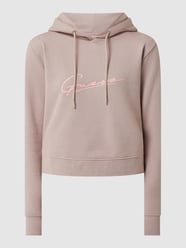 Hoodie mit Logo-Print Modell 'Dottie' von Guess Beige - 33