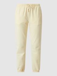 High waist sweatbroek van katoen, model 'Once' van Drykorn Geel - 47