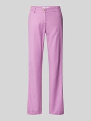 Regular fit stoffen broek met ceintuurlussen, model 'Style.Maron' van Brax Fuchsia - 38