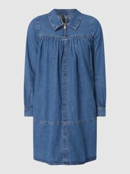Jeansjurk met platte kraag, model 'Madden' van Only Blauw / turquoise - 12
