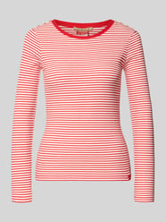 Longsleeve in Ripp-Optik mit Rundhalsausschnitt von Smith and Soul - 46