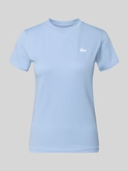 Slim Fit T-shirt van katoenmix van Lacoste Sport - 10