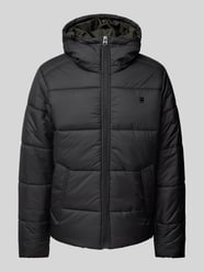 Steppjacke mit Label-Applikation von G-Star Raw Schwarz - 40