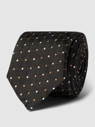 Stropdas met all-over motief (6 cm) van BOSS Zwart - 21