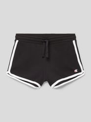 Sweatshorts aus Baumwolle mit Logo-Detail von CHAMPION Schwarz - 21