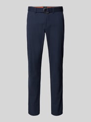 Spodnie materiałowe o kroju slim fit z francuskimi wpuszczanymi kieszeniami od MCNEAL - 10