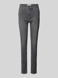 Skinny fit jeans in 5-pocketmodel van Angels Grijs / zwart - 14