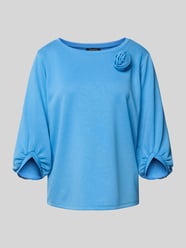 Sweatshirt mit Lochstickerei von More & More - 11