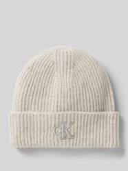 Czapka beanie z wyhaftowanym logo model ‘THICK’ od Calvin Klein Jeans - 12