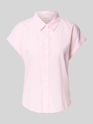 Loose Fit Bluse aus reiner Baumwolle von Tom Tailor Denim Pink - 28