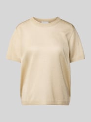 Strickpullover mit 1/2-Arm von Jake*s Collection Beige - 24