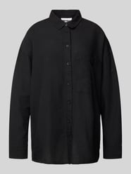 Bluse mit überschnittenen Schultern und Brusttasche von Review - 44