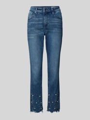 Slim Fit Jeans aus Baumwoll-Mix mit Schmucksteinen Modell 'BETSY' von s.Oliver RED LABEL - 3
