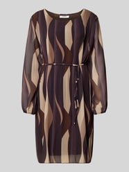 Knielanges Kleid mit Bindegürtel Modell 'Sa44raa' von ZABAIONE - 13