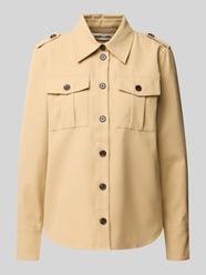 Regular Fit Hemdjacke mit Brusttaschen von BAUM & PFERDGARTEN Beige - 24