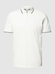 Poloshirt met korte ritssluiting van Selected Homme Wit - 6