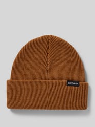 Beanie mit Label-Detail Modell 'GORDAN' von Carhartt Work In Progress Orange - 8