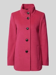 Wolljacke mit Stehkragen und Knopfverschluss von Fuchs Schmitt Pink - 36