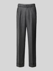 Regular Fit Bundfaltenhose aus Schurwolle mit Umschlag von Officine Générale - 29