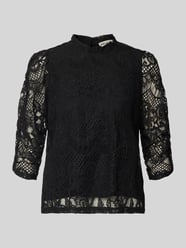 Bluzka o kroju regular fit z rękawem o dł. 3/4 model ‘Lilou’ od LOLLYS LAUNDRY - 35