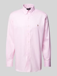 Custom Fit Business-Hemd mit Button-Down-Kragen von Polo Ralph Lauren Rosa - 44