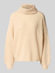 Oversized gebreide pullover met col, model 'Insa' van GUIDO MARIA KRETSCHMER WOMAN Beige - 9