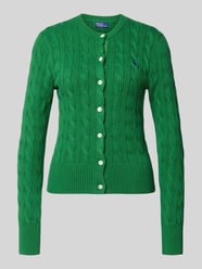 Kardigan rozpinany o kroju regular fit z czystej bawełny od Polo Ralph Lauren - 48