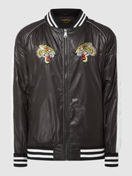 Bomberjack met badges  van Ed Hardy Grijs / zwart - 32