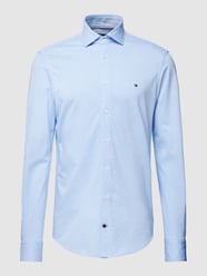 Slim Fit Business-Hemd von Tommy Hilfiger Tailored von Tommy Hilfiger Tailored Blau / Türkis - 26