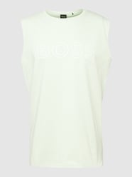 Tanktop mit Strukturmuster Modell 'Tank Platinum' von BOSS Green Grün - 13