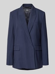 Relaxed Fit Longblazer mit Nadelstreifen von BOSS - 47