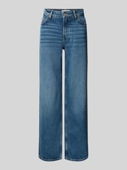 Wide leg jeans van een mix van katoen en viscose van Marc O'Polo - 17