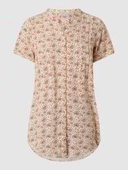 Bluzka o kroju oversized z wiskozy  od Fransa Czerwony - 1