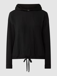 Shirt aus Lyocell  von Jake*s Collection Schwarz - 38