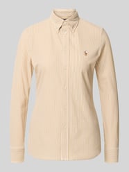 Bluzka koszulowa o kroju regular fit z czystej bawełny od Polo Ralph Lauren - 47
